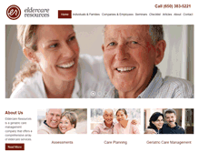 Tablet Screenshot of eldercareresources.biz